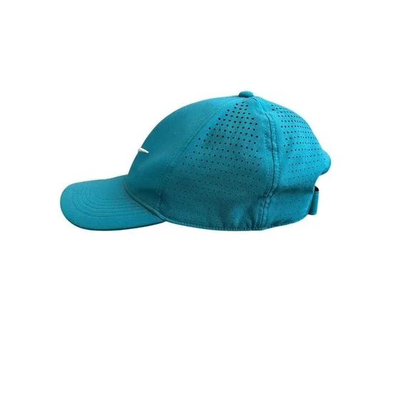 Nike Legacy91 Dri-Fit Adjustable Hat Embroidered Swoosh Men Women Teal Golf - Picture 4 of 13